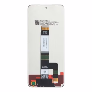 Näyttö Xiaomi Redmi 13 4G / Poco M6 4G kosketuslasilla musta OEM
