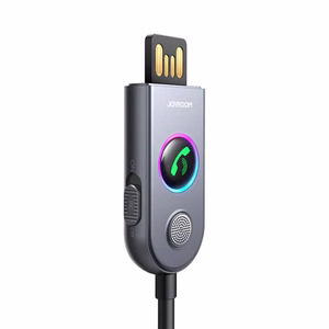 Adapter Joyroom "JR-CB6" Grey (Input: "Bluetooth 5.3" / Output: ""AUX")