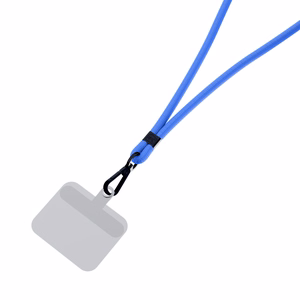 3mk EasyClip puhelimen kaulahihna, sininen (mustat osat)