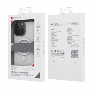 Comma case Elemental Mag for iPhone 15 Plus transparent