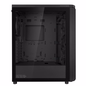 ASUS ProArt PA401 – mid-tower PC case with tempered-glass side panel and PWM fans, black
