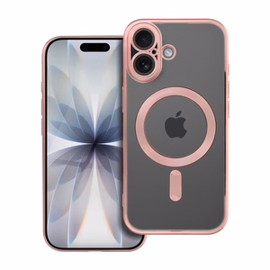 Suojakuori iPhone 17 Electro Mag Cover MagSafe-yhteensopiva kultainen-ruusuinen