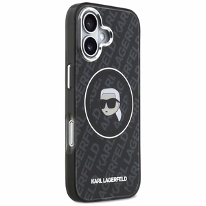 Karl Lagerfeld IML Karl Head Logo MagSafe -suojakuori iPhone 17 - musta
