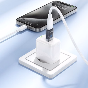 Hoco UA36C sovitin USB A - USB C läpinäkyvä musta