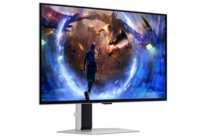 Samsung G60SD tietokonenäyttö 68.6 cm (27") 2560 x 1440 pikseliä Quad HD OLED, hopeinen