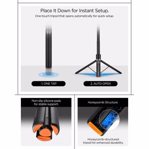 Spigen S582W Bluetooth selfiekeppi - musta