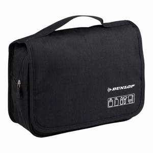 Dunlop ripustettava matkakosmetiikkalaukku, 25 × 20 × 10 cm, musta