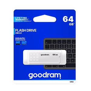 Goodram USB-muisti 64 GB USB 2.0 UME2 valkoinen