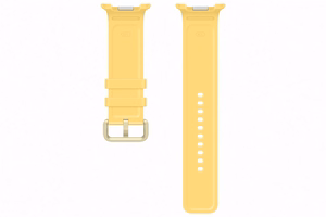 Keltainen Samsung SNL35LY Sport Band -kellonranneke (M/L) Galaxy Watch9- ja Galaxy Watch8 -malleille