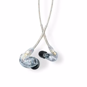 Shure SE215 – ääntä eristävät nappikuulokkeet, läpinäkyvät