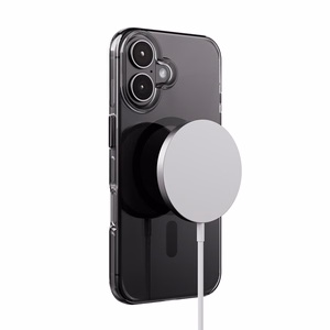 Crong Clear MAG Pro MagSafe suojakuori iPhone 16 -laitteelle, musta