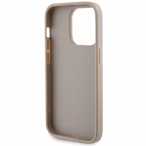 GUESS Suojakuori IPHONE 15 Pro:lle GUHCP15LPS4DGPD (Strass Metal Logo) kultainen