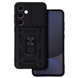Slide Camera Armor Case for Samsung Galaxy S24 FE Black