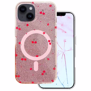 Cherry Mag suojakuori iPhone 15 6,1" kimalteleva