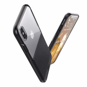 X-Doria Dash Leather suojakuori laitteelle iPhone X, musta