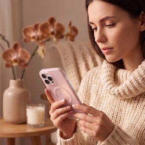Tecto Shield Mistiq Mag suojakuori iPhone 17 Pro 6,3" / 18 Pro 6,3"-mallille, vaaleanpunainen