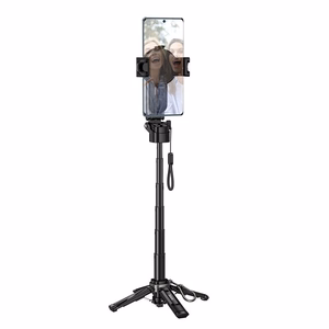 Hoco K27 Pro Live-Teline Magneettikiinnityksellä ja Langattomalla Kauko-ohjauksella Musta