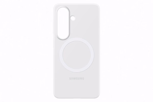 Samsung Silicone Magnet Suojakuori Samsung Galaxy S26:lle, MagSafe-yhteensopiva - valkoinen