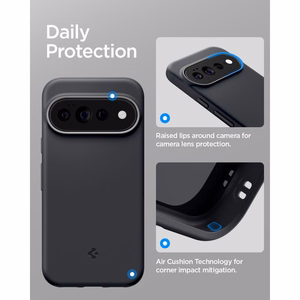 Spigen Nano Pop MagSafe -suojakuori Google Pixel 11 Pro XL -mallille, musta-harmaa