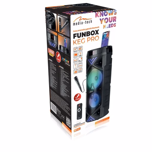 MEDIA-TECH POWER AUDIO BT FUNBOX KEG PRO MT3182 langaton kaiutin