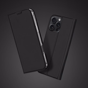 DUX DUCIS Skin Pro Lompakkosuojakuori iPhone 16 Pro:lle - musta