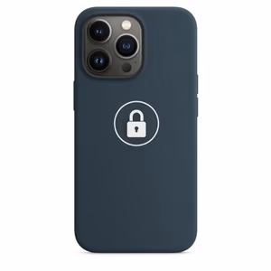 Phone Case Silicone Case v2 Apple iPhone 13 Pro Max / Abyss Blue / in package