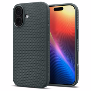 Spigen Liquid Air Suojakuori iPhone 17:lle Abyss Green