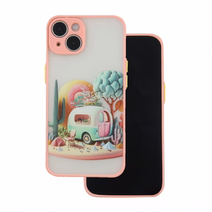 Ultra Trendy suojakuori iPhone 14 6,1' Travel pinkki