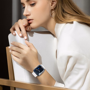 Triple Protection Hihna Apple Watch 38 / 40 / 41 mm ranneke - vihreä