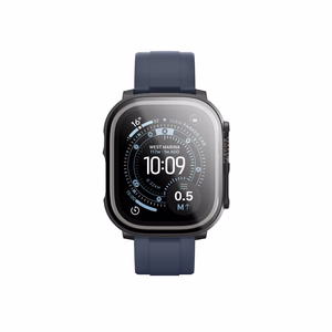 AmazingThing Radix Glass Näytönsuoja suojakuorella Apple Watch Ultra 3 49mm:lle - musta