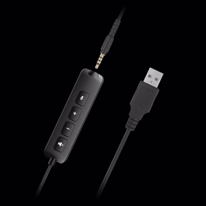 Kruger&Matz P3 USB-tietokonekuulokkeet mikrofonilla