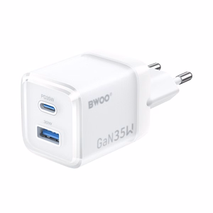 Charger Bwoo (CDA222) (1xUSB-C; 1xUSB 35W) white