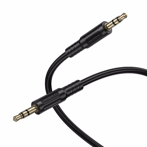 Borofone AUX-kaapeli BL25 Nice - jack 3,5mm - jack 3,5mm - 1 metri musta