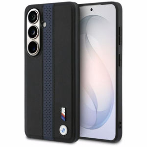 BMW kuori Samsung S26:lle MagSafe-yhteensopiva BMHMS26S25PCPSKB (Perforated Stripe Logo) sininen
