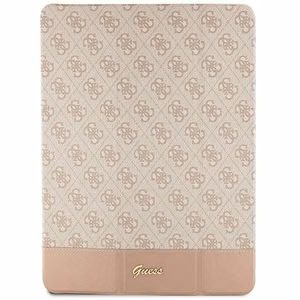 Guess 4G Stripe Allover Suojakuori iPad Pro 12.9":lle - vaaleanpunainen