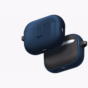 Uniq Clyde Suojakuori AirPods Pro 3. sukupolven:lle - sininen/harmaa