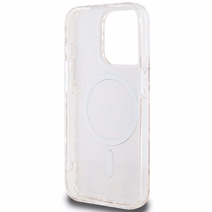 Guess IML GCube MagSafe Suojakuori iPhone 15 Pro Max:lle - vaaleanpunainen