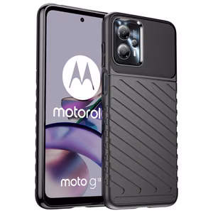 Thunder Case Suojakuori Motorola Moto G13:lle silikoni armor-kuori musta