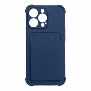 Kortti panssari asia pussi kansi iPhone 13 Mini kortti lompakko silikoni Air laukku panssari asia Navy Blue