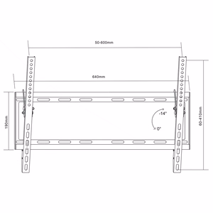 MACLEAN MC-605 TV Bracket 32-80" MACLEAN MC-605 MAX VESA 600X400 55KG