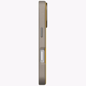 Uniq Lyden DS Suojakuori iPhone 17 Pro:lle Magclick Charging - keltainen-harmaa