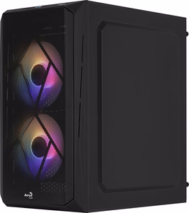 Aerocool CS107V2 musta Mini Tower tietokonekotelo
