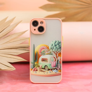Ultra Trendy suojakuori iPhone 14 6,1' Travel pinkki