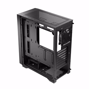 Logic Dart Pro MIDI – Midi Tower computer case with USB-C, black (AT-DART-PRO-0000-10)