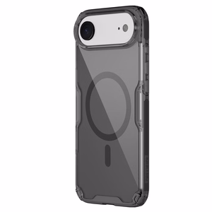 Nillkin Nature TPU Pro Magneettinen Suojakuori MagSafe-yhteensopiva iPhone 17 Air:lle - Puoliläpinäkyvä musta