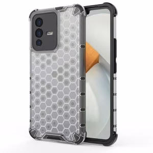 Honeycomb tapauksessa panssaroitu kansi geelirunko Vivo V23 5G läpinäkyvää varten