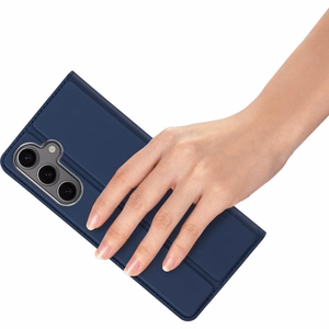 Dux Ducis SKIN PRO lompakkosuojakuori Samsung S25 sininen