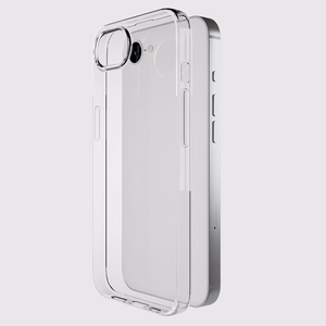 SBS Skinny kuori iPhone 16e / 17e:lle - läpinäkyvä