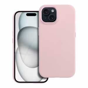 Suojakuori iPhone 15:lle Forcell F-Protect Frame Premium yhteensopiva MagSafen kanssa vaaleanpunainen