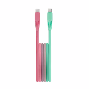 Setty cable USB-C - USB-C 1,5 m 3A KGC-C-1.5320 turquoise-pink gradient
